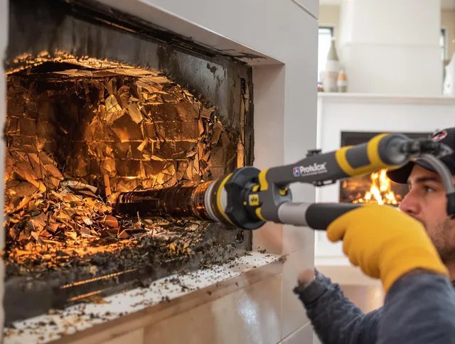 Professional chimney cleaning by Carver Chimney Sweep in Carver, MA