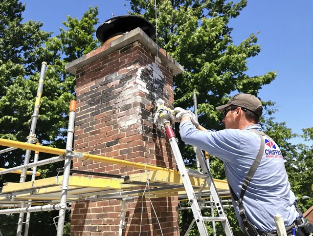 Structural chimney repair by Carver Chimney Sweep in Carver, MA