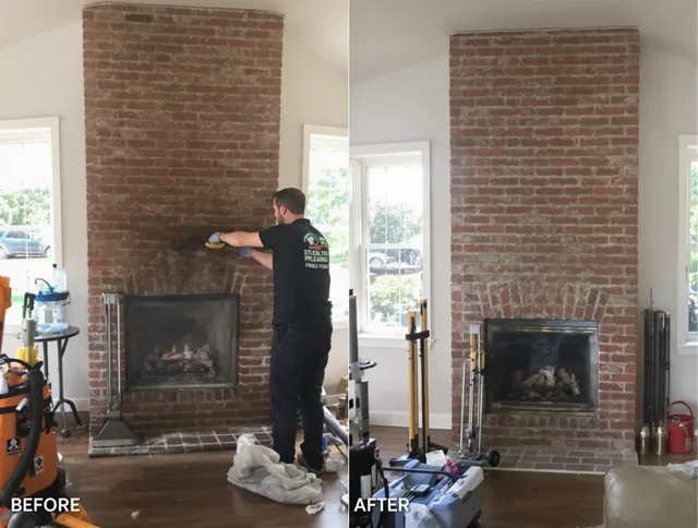 Finished chimney sweeping service by Carver Chimney Sweep in Carver, MA
