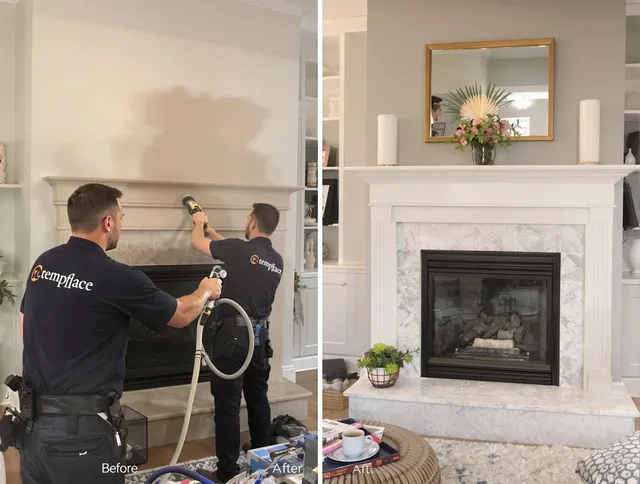 Professional soot removal by Carver Chimney Sweep team in Carver, MA